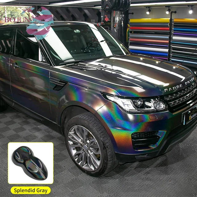 Auto Painting Laser Holo IridesentGray Powder Automotive Paint Holographic Pigment Car Beauty