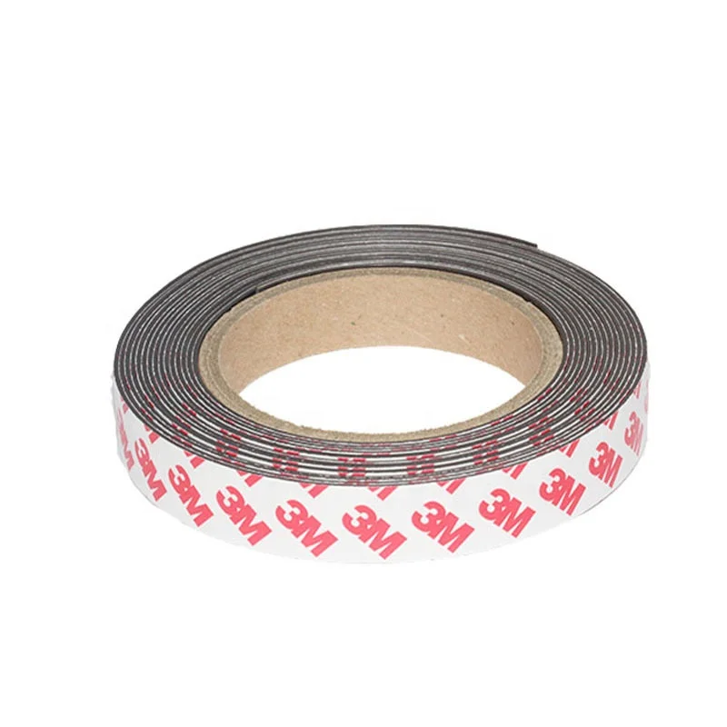3m adhesive flexible magnet suppliers magnetic rubber strip roll sheet with cheap price
