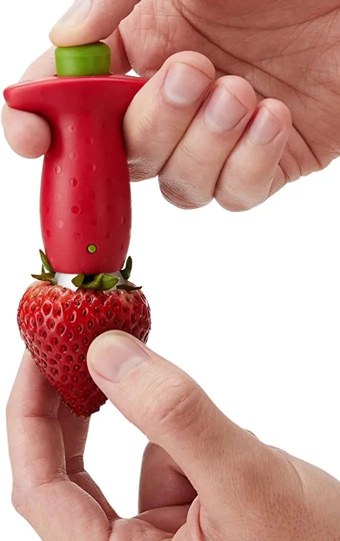 Strawberry Huller Stem Remover for Berry Stem Leaves Remove Fruit  Tomatoes DIY Platter Fruit Plate Kitchen Gadgets Tool