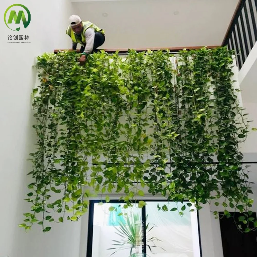 Modern Design Indoor Decor Plastic fake vines Leaf Plants  faux ivy Hanging Garland  ivy vines leaf for Room Decor