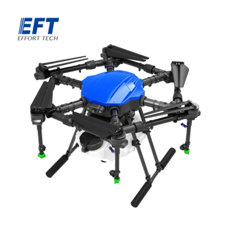 Дрон Eft E610p для сельскохозяйственной дезинфекции сельскохозяйственный опрыскиватель большой емкости и
