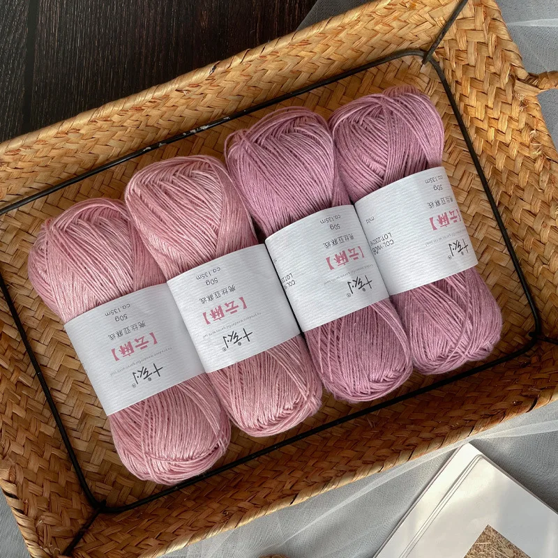 Source manufacturer  linen fiber blended  knitting DIY material  thread