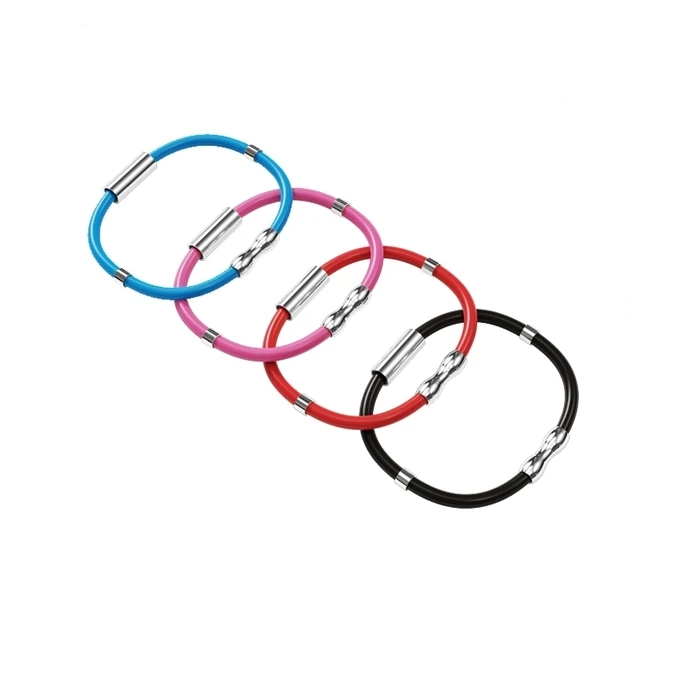 Wholesale fashion silicone antistatic wrist strap for unisex general static hand rope environmental protection silicone band
