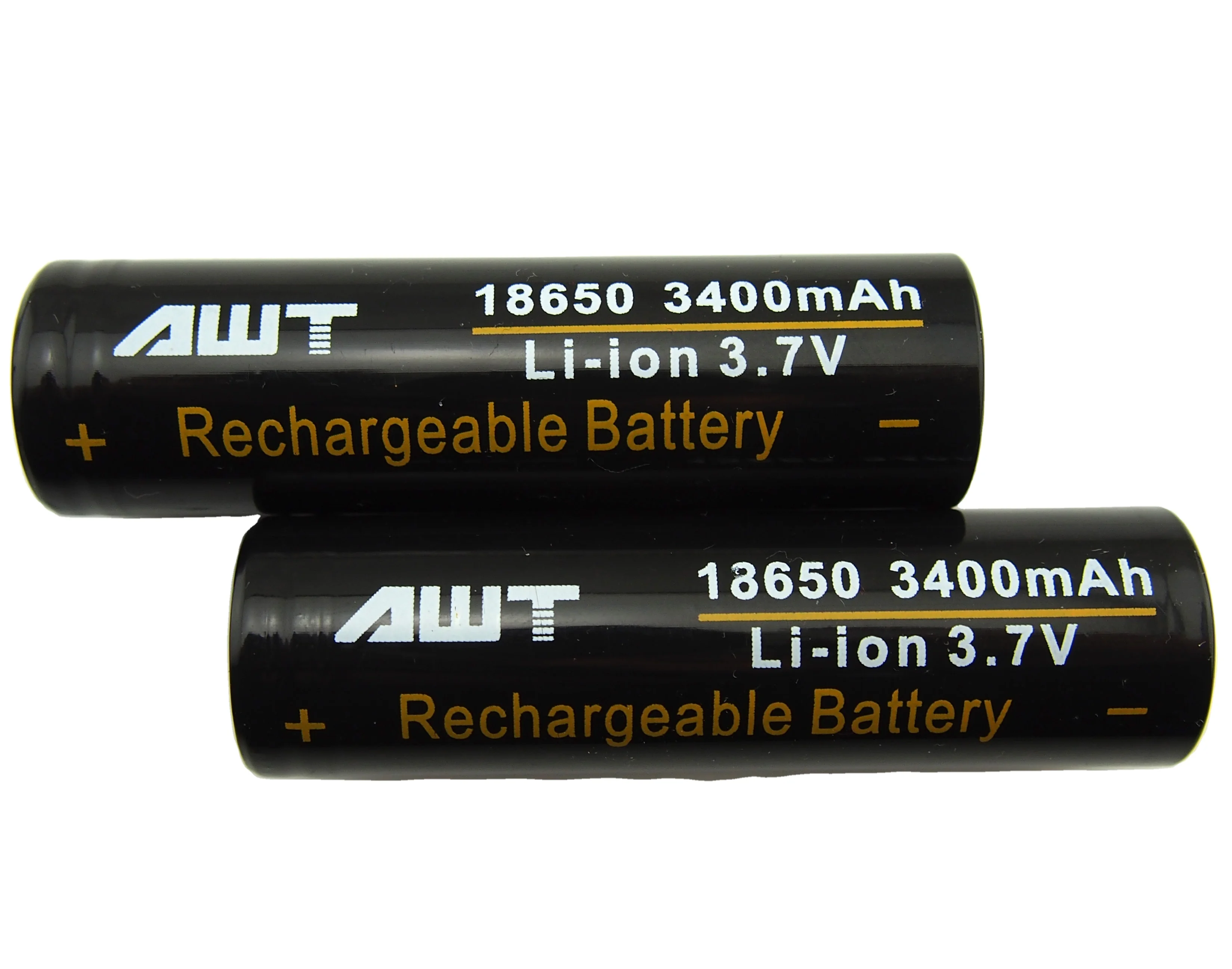 AWT original 18650 lithium battery 3.7v 3400mah 4A 12.58wh 18650 li-ion 18650 3.7v 2500mah 9.25wh
