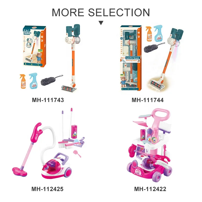Clean cart role play toys for girls, kids cleaning tools cleaning toys