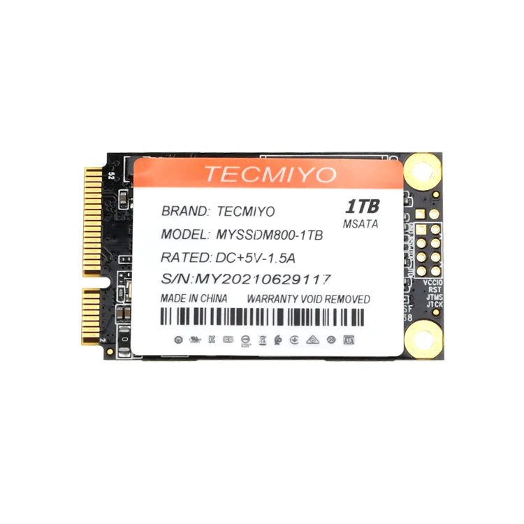100% Tested Msata 512GB 1TB SSD MLC NAND Flash SATA III SSD Hard Drive