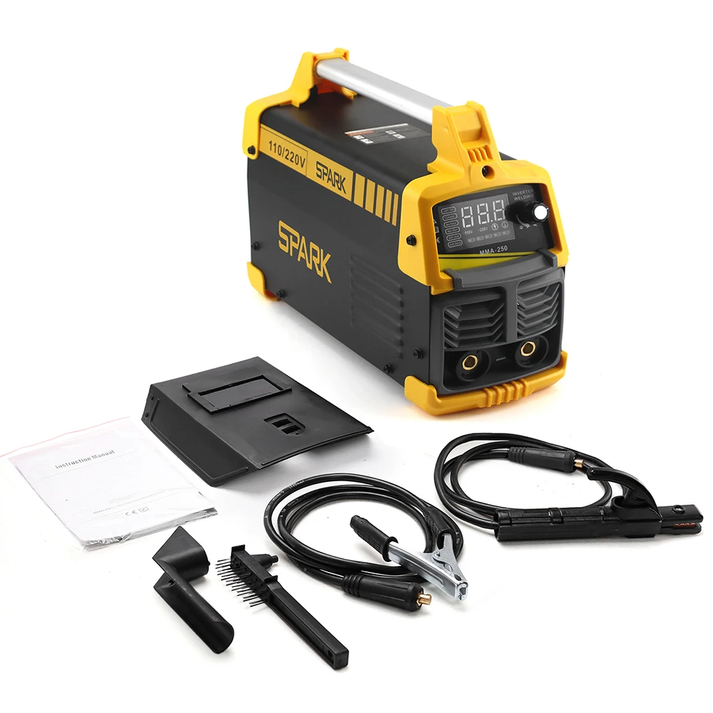 Сварочный аппарат SPARK MMA-250 110 В 220 дуговой светодиодный дисплей с двойным напряжением сварочный