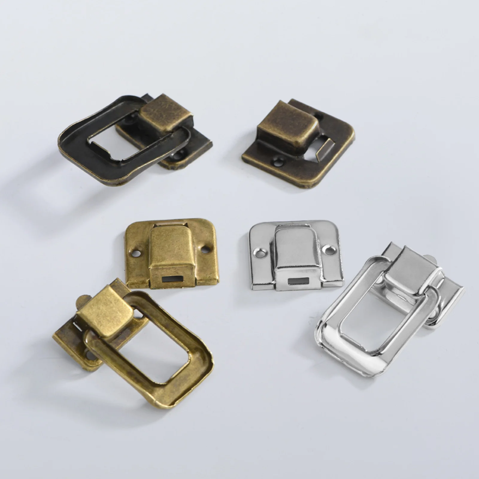 Antique lock buckle Taiping box buckle is used as a hardware buckle for wine boxes, wooden boxes, and Hardware for luggage
