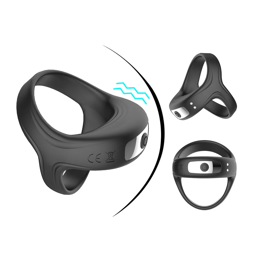 Wholesale 10 Speeds Long Time Locking Male Cheap Adult Real Cock Ring Sex Toys For Men