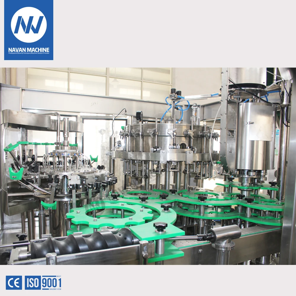 Beer Filling Machine for Automatic Small Carbonated Beverage Soda Water Beer Gas Soft Drink Bottling Factory