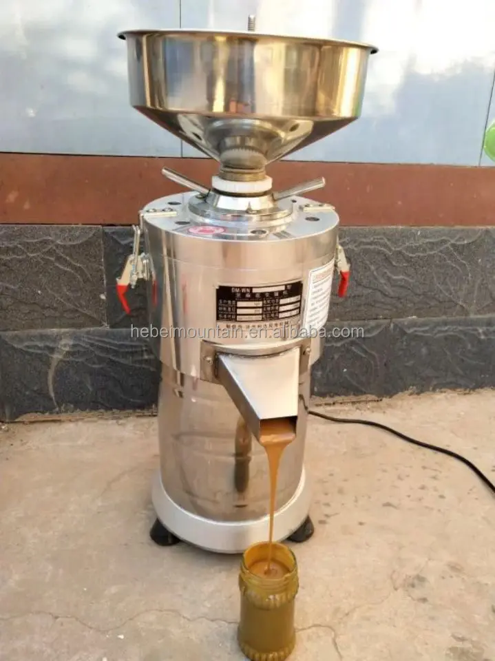 15-30kgs/h output small peanut butter sesame butter soybean milk making machine for sale