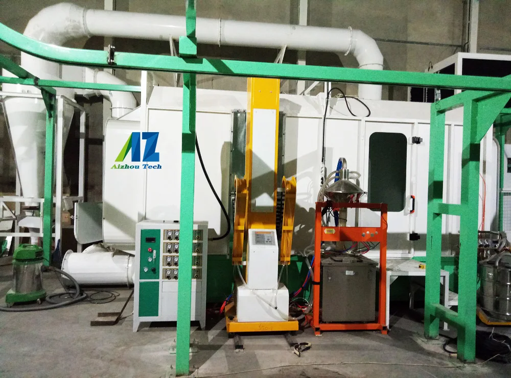 profiles electrostatic brake pads powder coating line