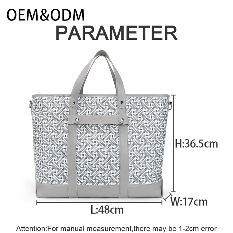 Gorfia Brand Fashion Design Customized Adjustable Shoulder Strap Tote Handbags With Laptop Pocket For Staff Daily And Business