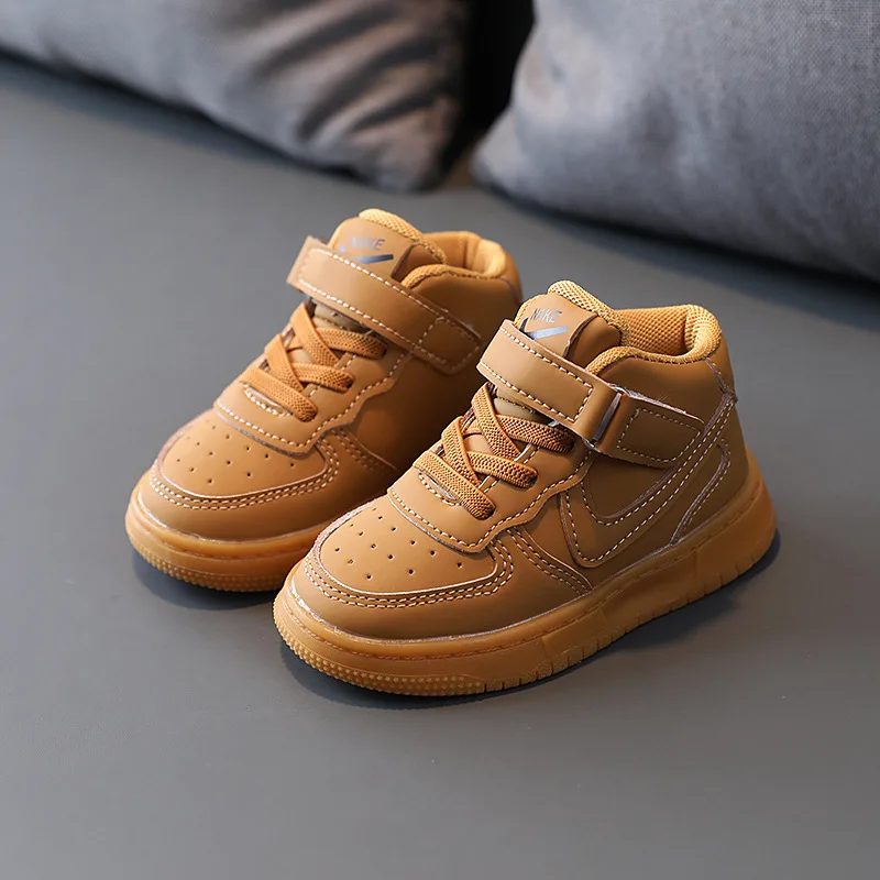 Custom Boys Girls Fashion Sneakers Baby Kids Leather Trainers Children School Casual Sports Shoes