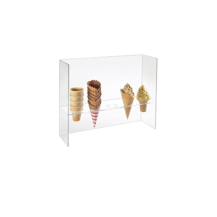 Hot sale beautiful acrylic ice cream cone display stand