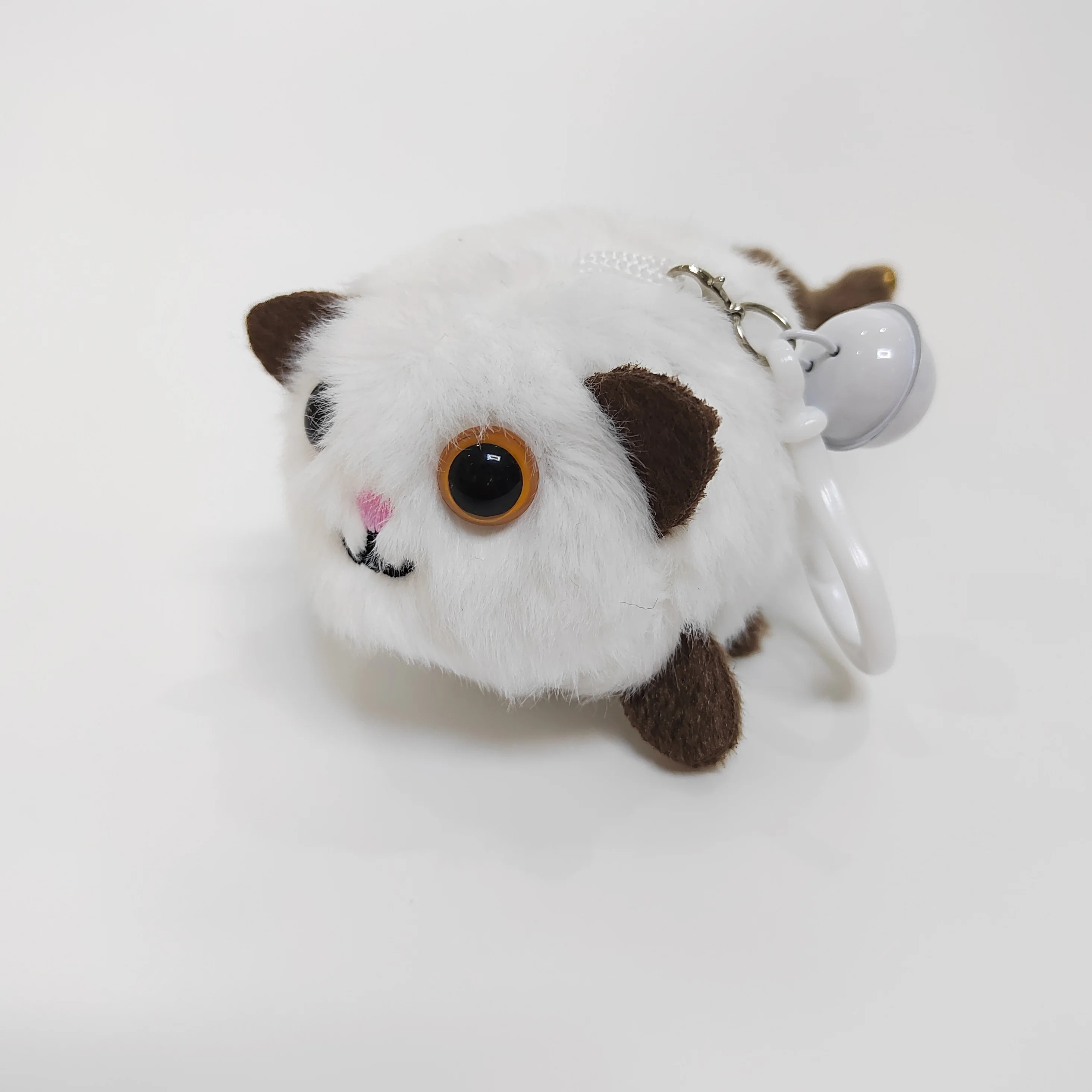 Wholesale Cute Flying Waggle Tail Stuffed Animals Unisex Plush Keychain of Dog Cat Pig Panda with Bell in OPP Bag