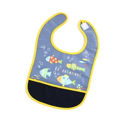 Blank Sublimation Polyester Baby Bibs with Magic Buckle