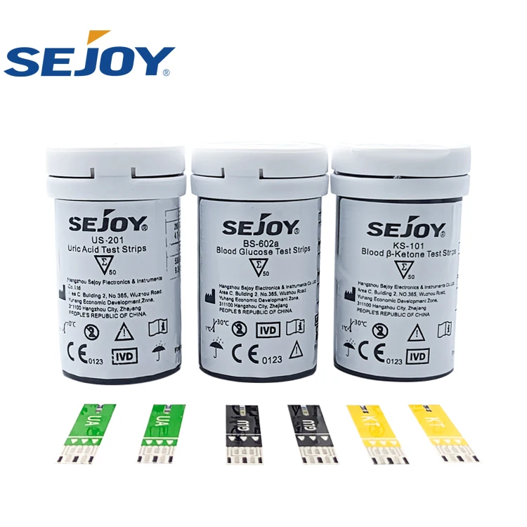 Sejoy 3 in 1 Multi-function Monitor Blood Glucose / Uric Acid / Blood Ketone Meter