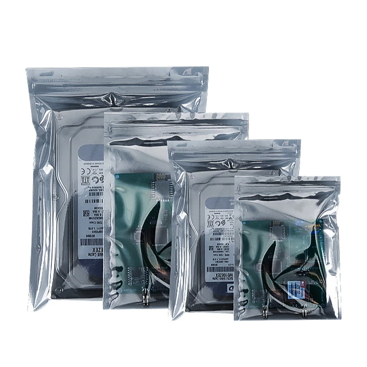 Factory supplies low price anti-static Ziplock  bags made of the latest materials electrostatic bag