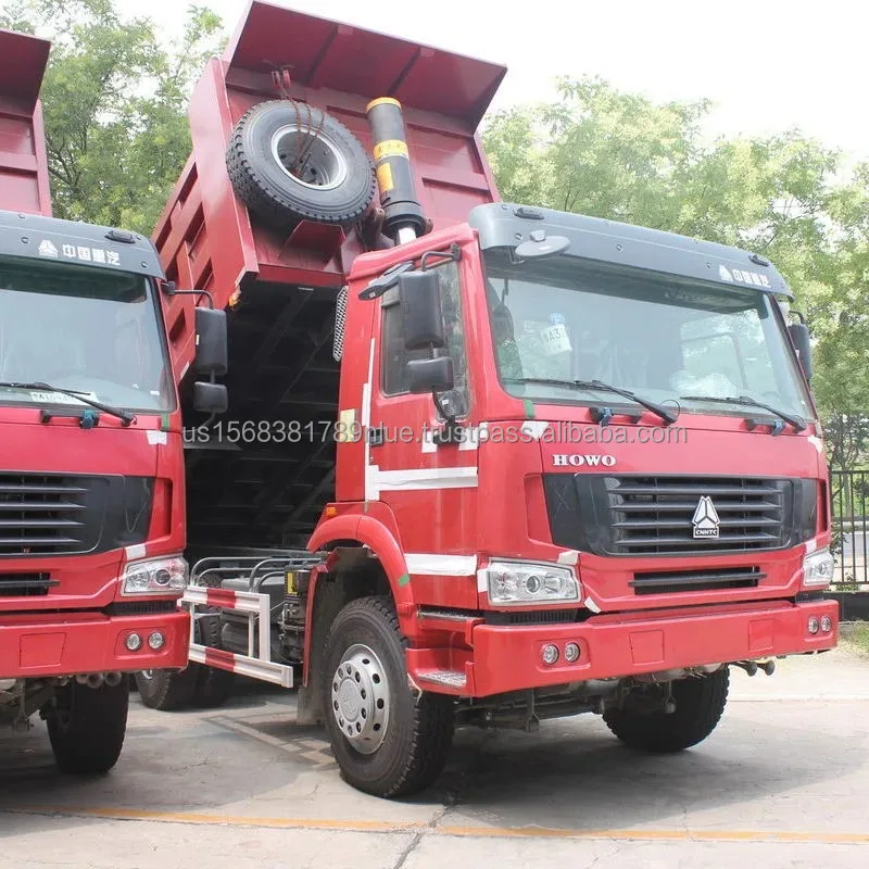 Китайский бренд Howo 6x4 375 371 10 Wheeler 40 тонн Самосвал Левый ручной привод Электрический евро 2 Эмиссионный стандарт Foton HW19710