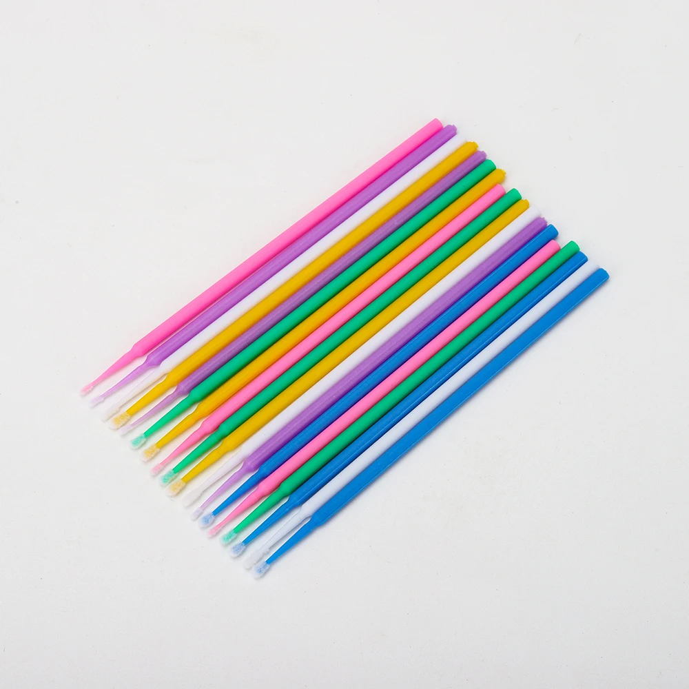SP EYELASH Factory wholesale 100pcs/bag Micro Brush Disposable Dental Micro Applicator Brush