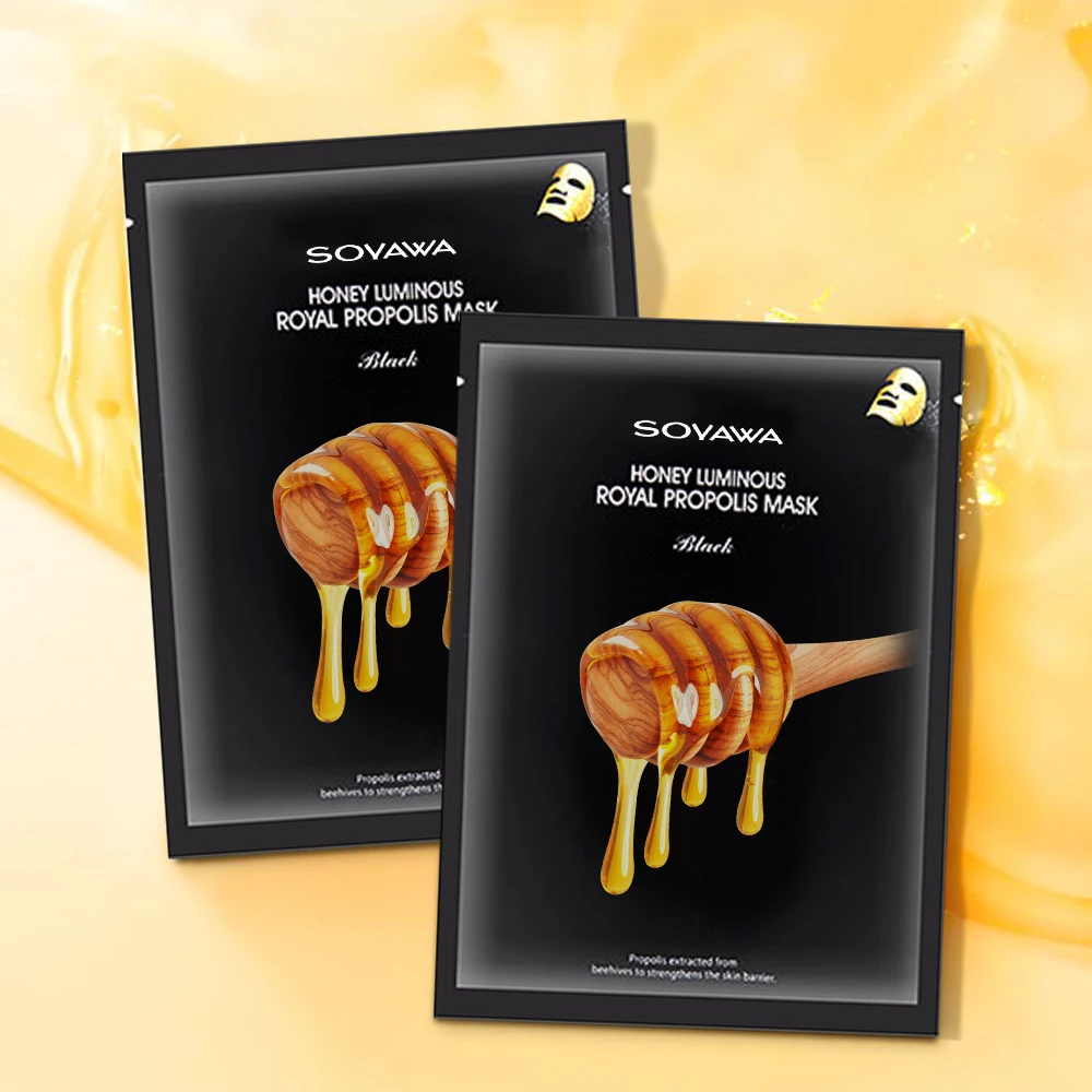 
2021 latest korean peel off star mask with honey luminous royal propolis 