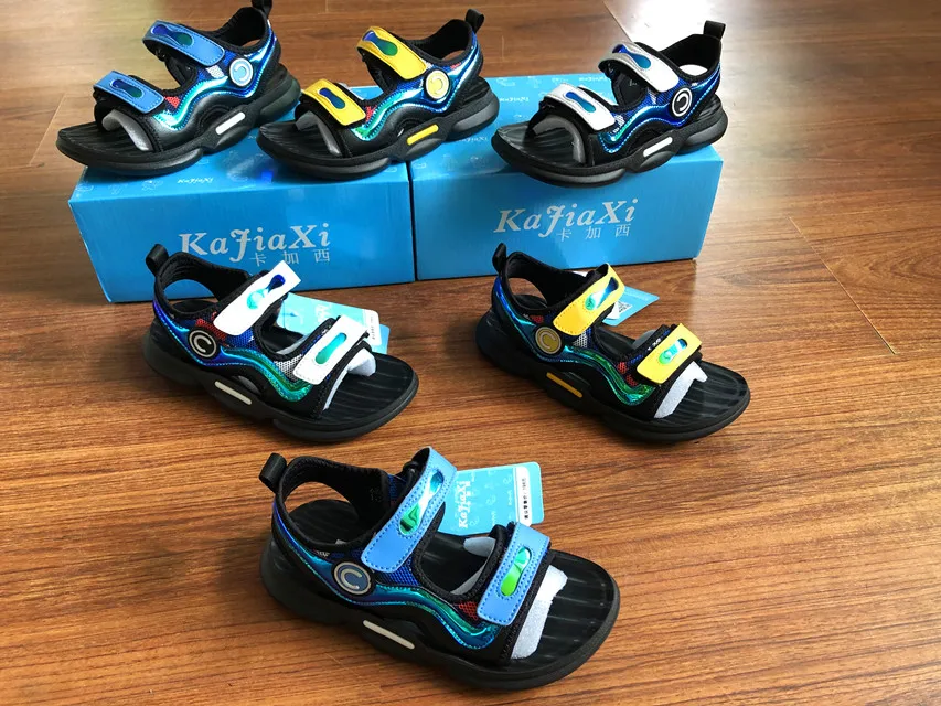 Сандалии для мальчиков, новинка 2020, летняя детская пляжная обувь, специальные детские сандалии