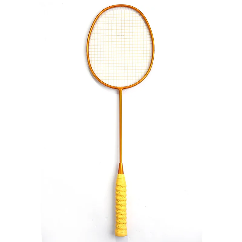 High quality professional single badminton racket top portable carbon shuttles badminton rackets for training