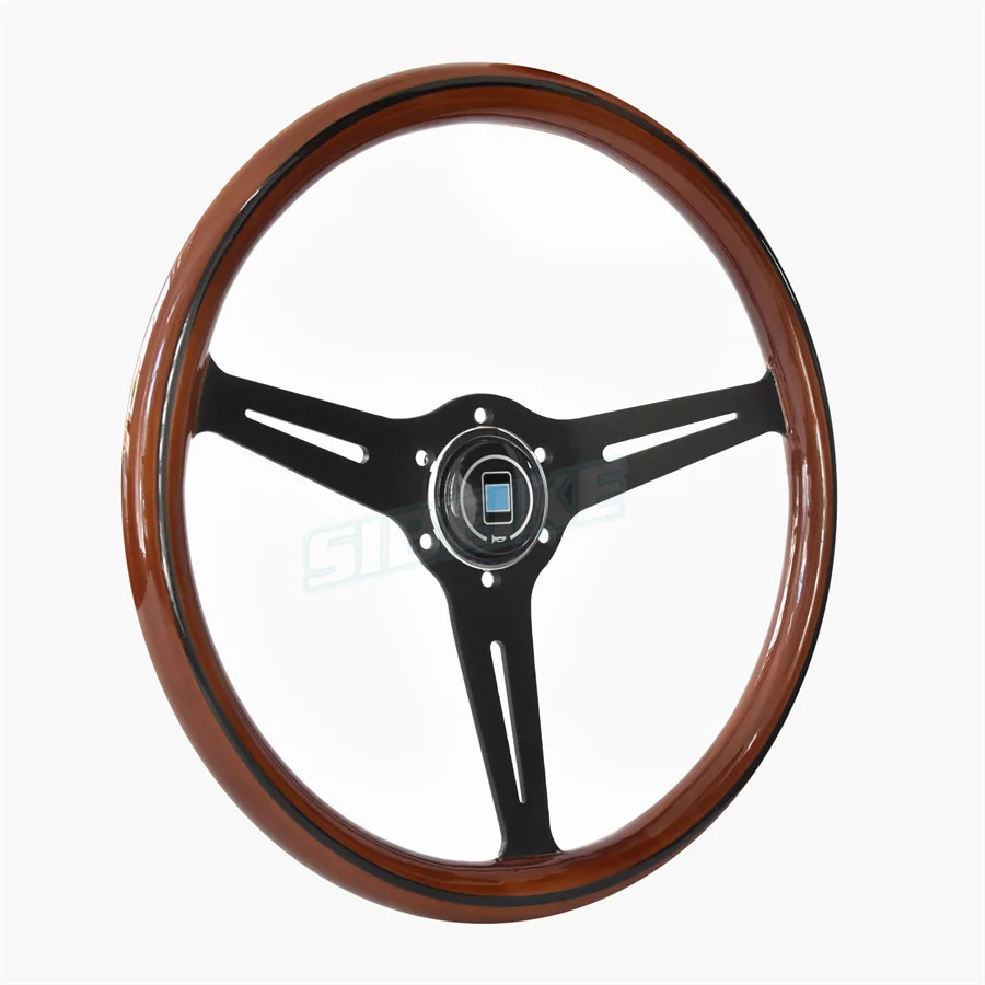 Классическое гоночное винтажное рулевое колесо из древесины, 14 дюймов, 360 мм