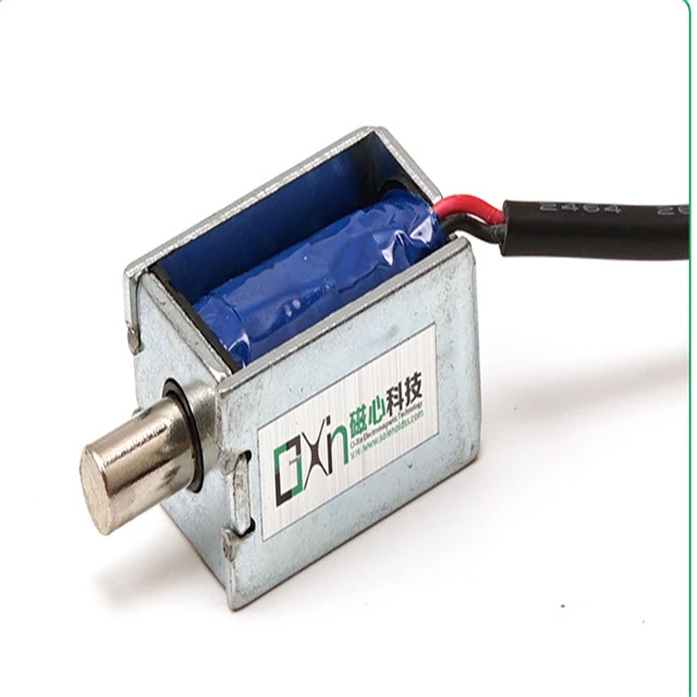 DC 12V U0630 Electromagnet  6mm Industrial Magnetic material Ferrite Magnet for Electromagnetic automatic toy