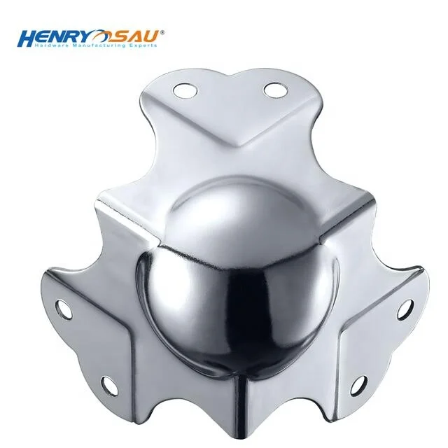 India custom tool case fittings table scrapbook corner protector hard case corner protector box hardware parts ball style corner