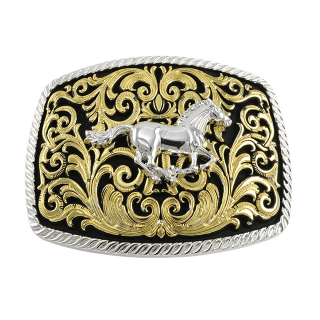 Custom Hebilla De Cinturon Metalica Hebillas Vaqueras Personalizadas Metal Western American Casual Zinc Alloy Cowboy Belt Buckle