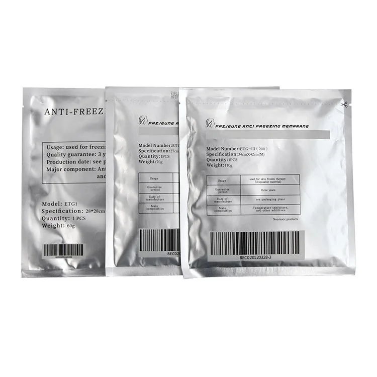 2023 factory price cryo cool pad anti freeze antifreeze membrane beauty salon