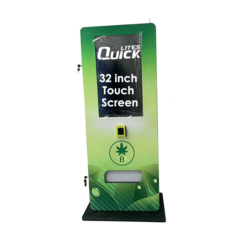 43 inch touch screen big capacity stand vending machine with power bank renting for beauty products tobacco shop small business