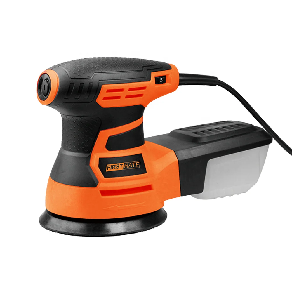430W 125mm best industrial random orbital electric sander for curved surfaces