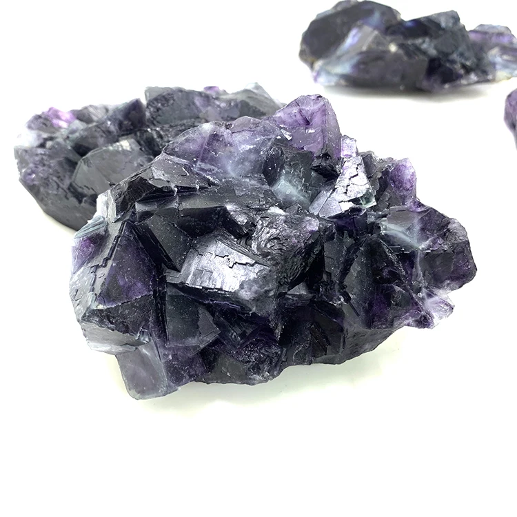 Wholesale Natural Raw Neimeng Fluorite Stone High Quality Rare Dark Purple Neimeng Fluorite Mineral Specimen For Decoration