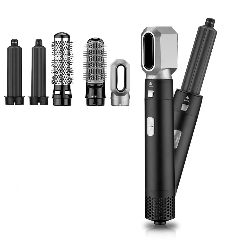 5 in 1 Salon Hair Dryer Air wrap styler Seche-cheveux Factory Price Dry Hair Machine hot air brush with accessories