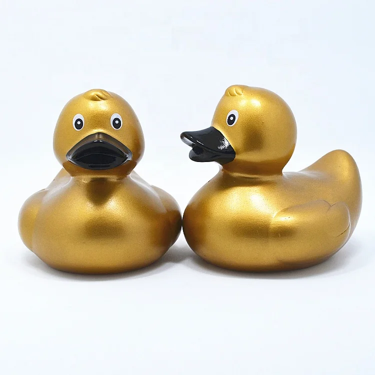 Hot Sale Free Sample Plastic Promotional Floating Gold Rubber Bath Duck