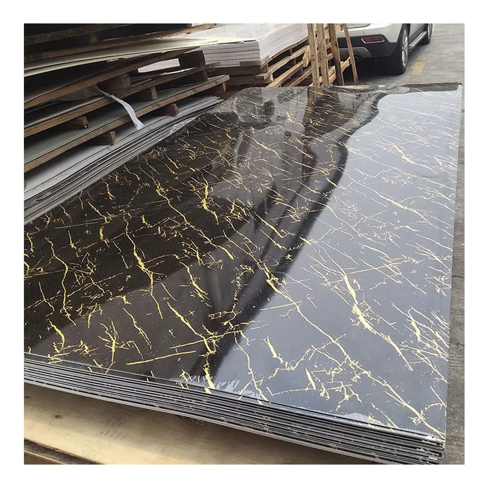 Longtime High Quality Uv 3D Pvc Marble Sheet marble wall panel pvc