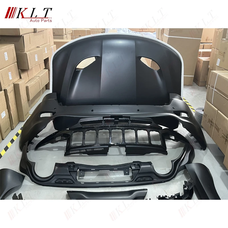 KLT factory price Facelift for 2016-2020 Year JP Upgrade SRT8 Style PP Front Rear Bumper Hood Fender Car Body Kit