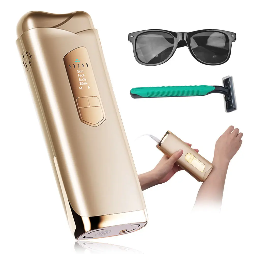 New Machine Professional Home Use Ice Cool Ipl Hair Remover Handset Painless Epilator Hair Remover for Body