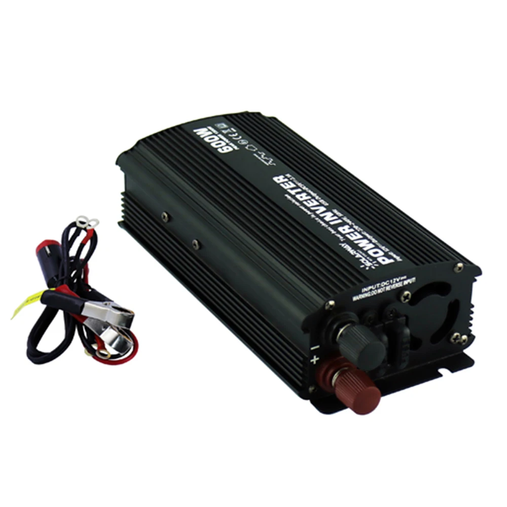 600 Вт портативный инвертор напряжения 12 В 24 В постоянного тока в переменный ток 120 в 240 В несетчатый модифицированный автомобильный инвертор синусоидальной волны