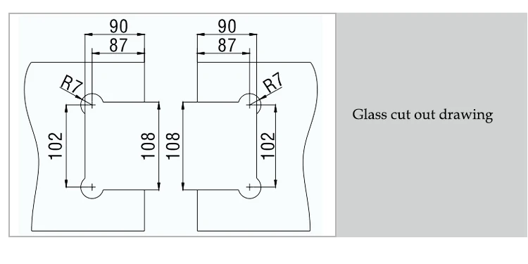 Stainless steel security pivot glass door lock with pull handles 8-12mm tempered glass door lock office casement swing door lock