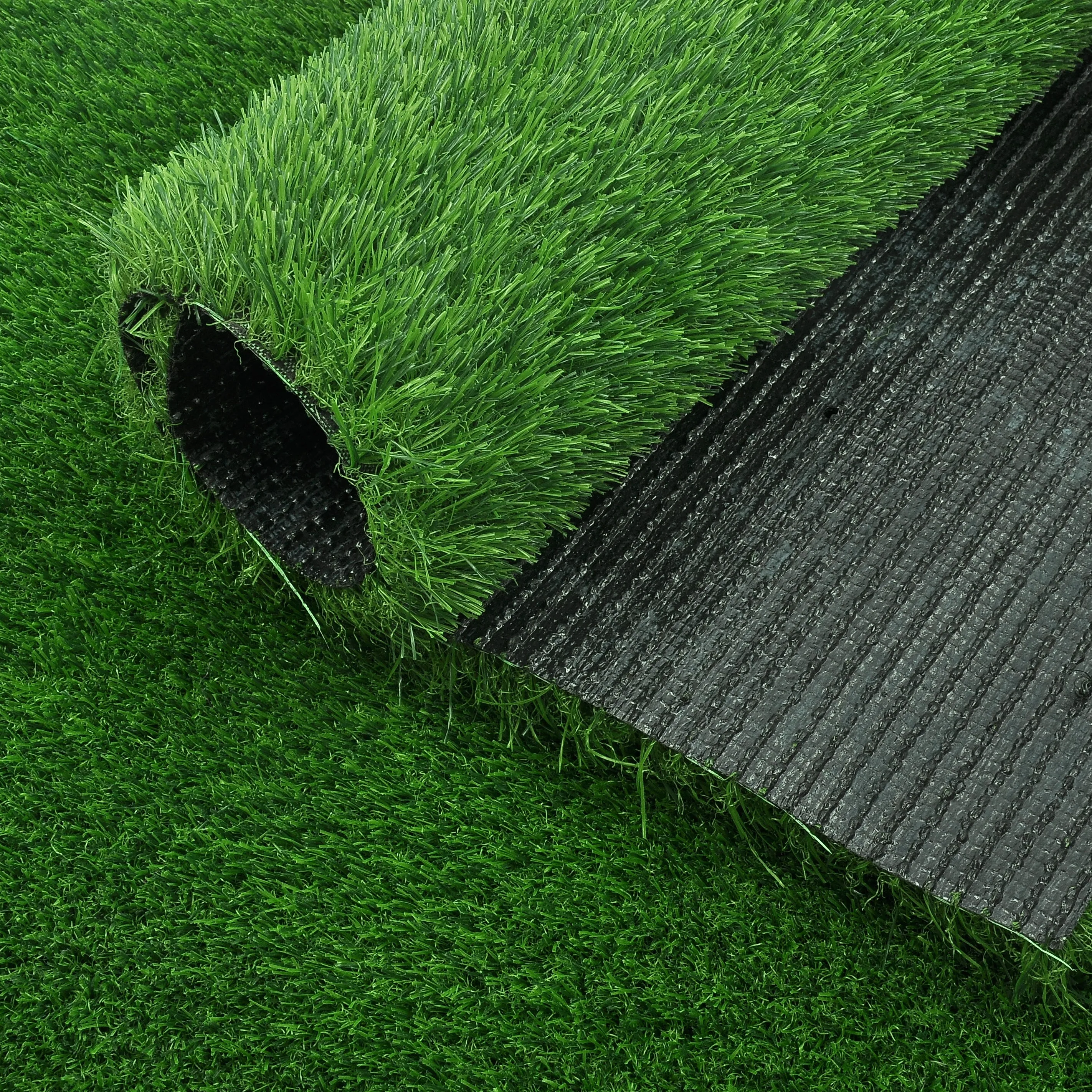 Customized Fireproof PP PE Synthetic Floor Turf Lawn Carpet Artificial Grass For Garden Outdoor Decoration