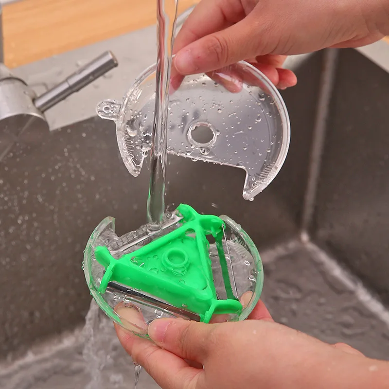 Potato peeler Three-in-One Fruit Vegetable Tool Switchable Blades Peeling Soft Shredding Improved Cooking Efficiency-Click