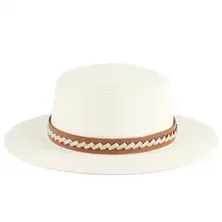 Оптовая продажа, женская летняя пляжная соломенная шляпа sombrero с бабочками на заказ