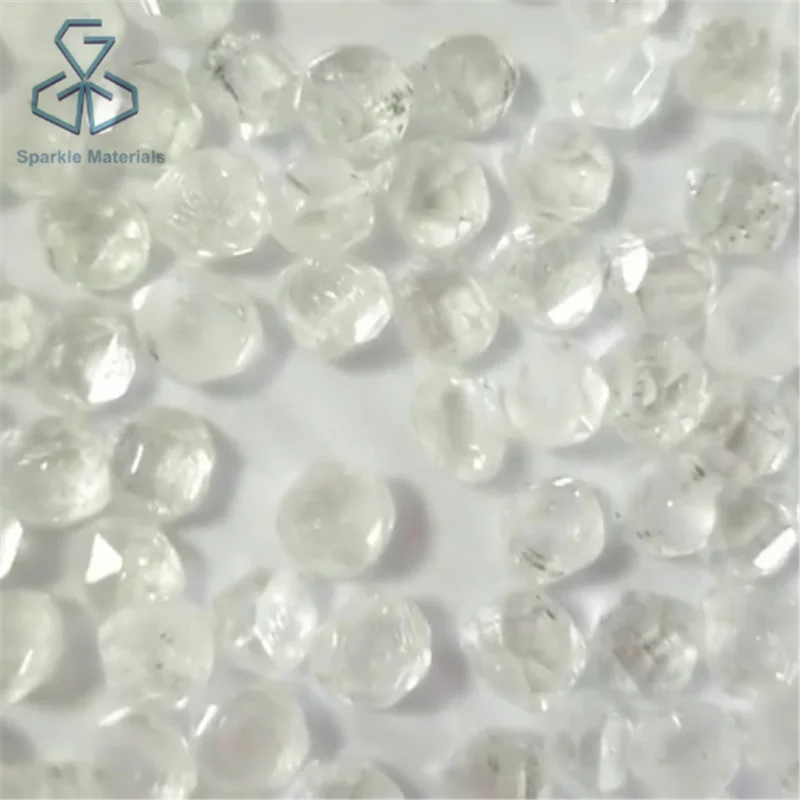 
 0,6-1 карат DEF VVS грубый необработанный лабораторный Выращенный алмаз  