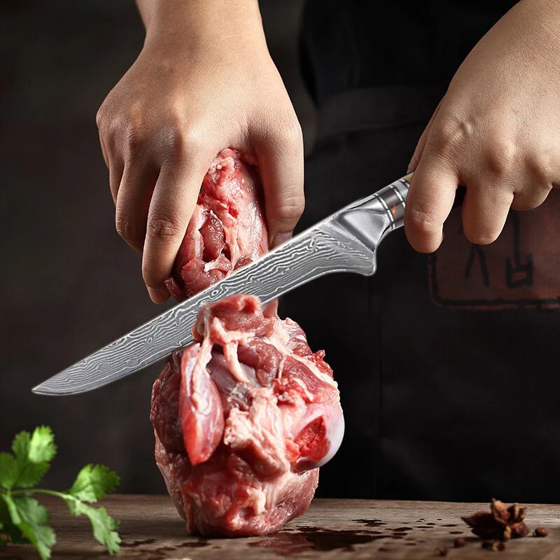 High Quality Japanese VG10 Damascus Kitchen Chef Knife Set