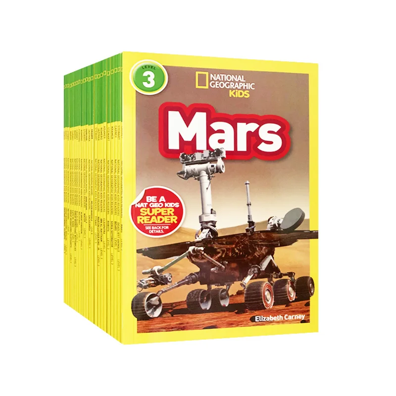 22 книжки National Geographic Начальная школа английский просвечивающие книги с рисунками