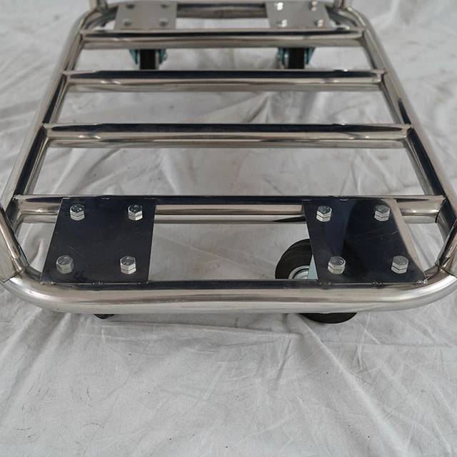 
Stainless Steel Commercial Dirty Linen Service Cart Trolley For Hotel Room 